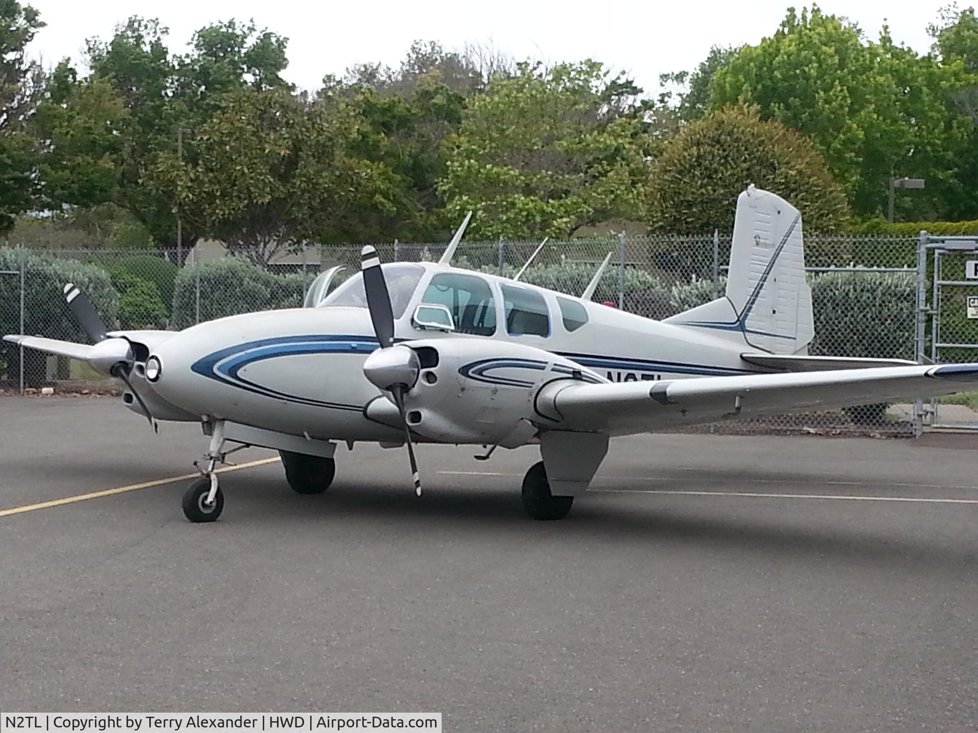 N2TL, 1959 Beech 95 C/N TD-233, The Travel Air out of the hangar. Prior to departure.