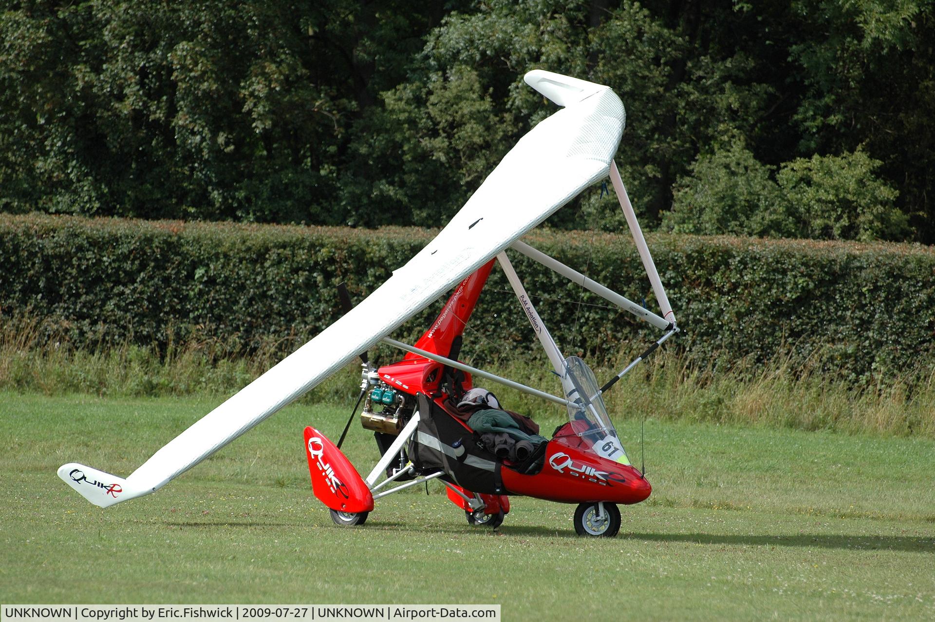 UNKNOWN, Miscellaneous Various C/N unknown, Pegasus QuikR 912s - Tour de France ULM 2009 - Anniversaire Louis Bleriot