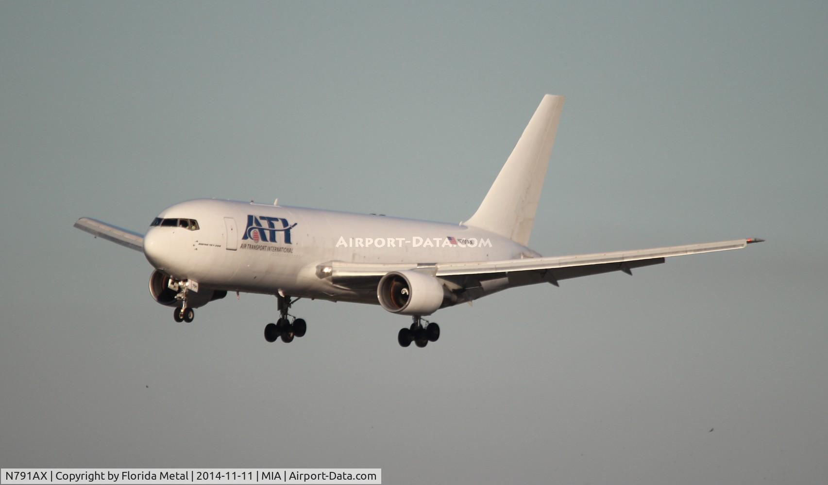 N791AX, 1984 Boeing 767-281 C/N 23141, ATI 767-200