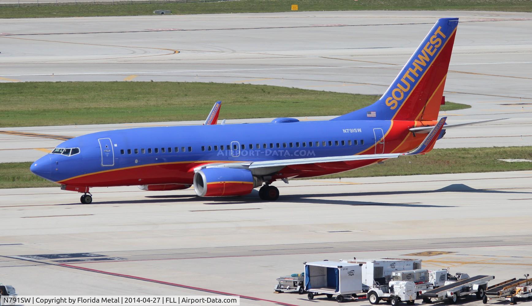 N791SW, 2000 Boeing 737-7H4 C/N 27886, Southwest
