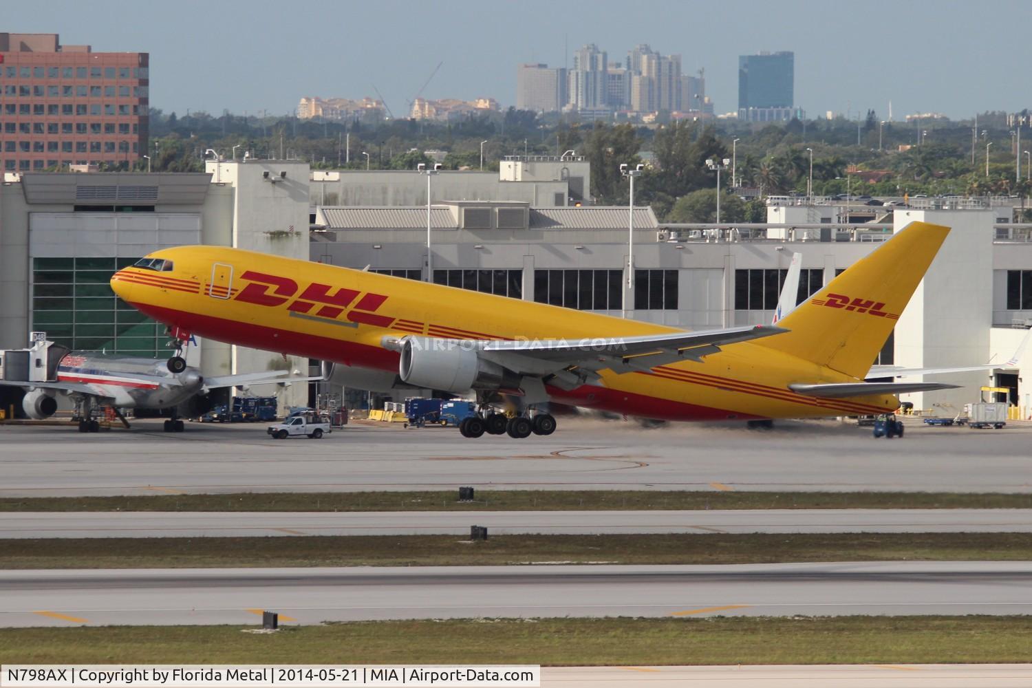 N798AX, 1986 Boeing 767-200 C/N 23431, DHL 767-200