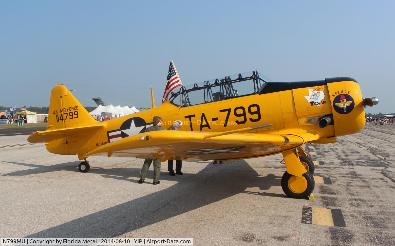 N799MU, 1949 North American T-6G Texan C/N 168-482, T-6G Texan