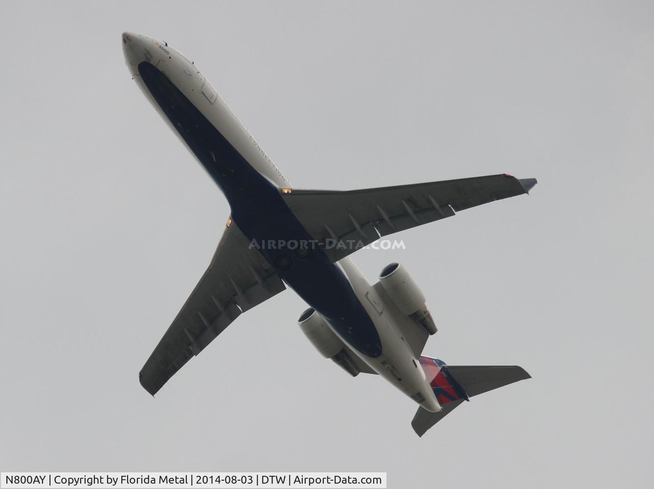 N800AY, 2004 Bombardier CRJ-200ER (CL-600-2B19) C/N 8000, Delta Connection CRJ-200
