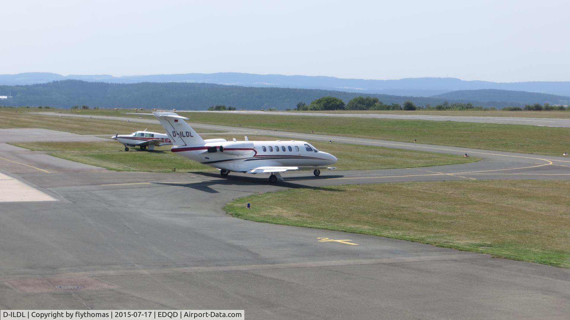D-ILDL, 2003 Cessna 525A CitationJet CJ2 C/N 525-0167, D-ILDL Bayreuth airport Bindlacher Berg