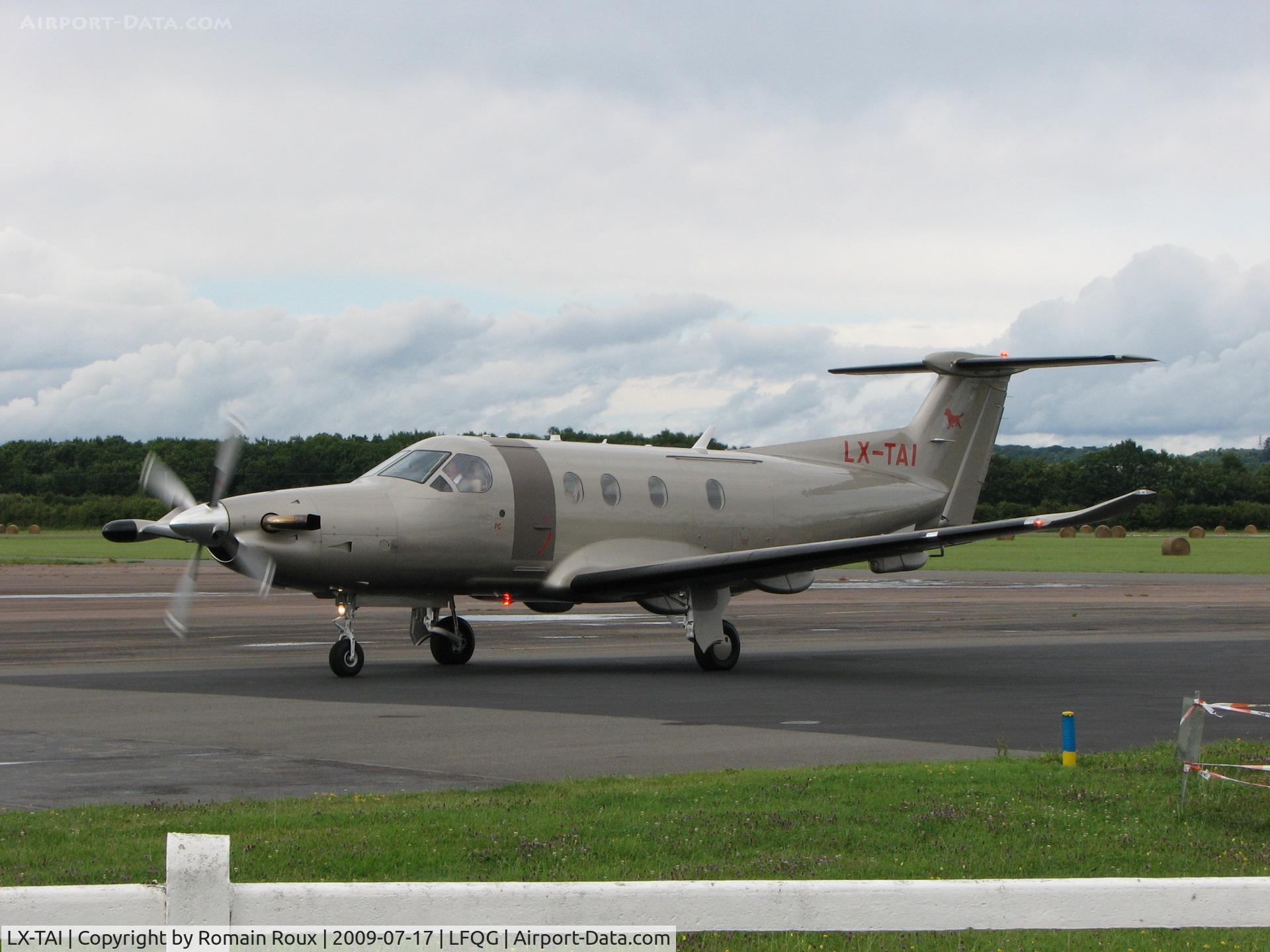 LX-TAI, 2008 Pilatus PC-12/47E C/N 1008, Parked
