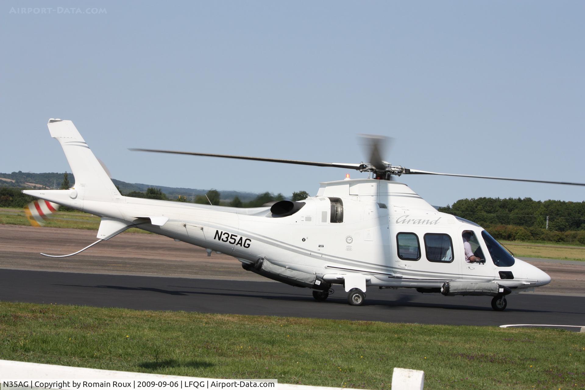 N35AG, 2007 Agusta A-109S Grand C/N 22050, Parked