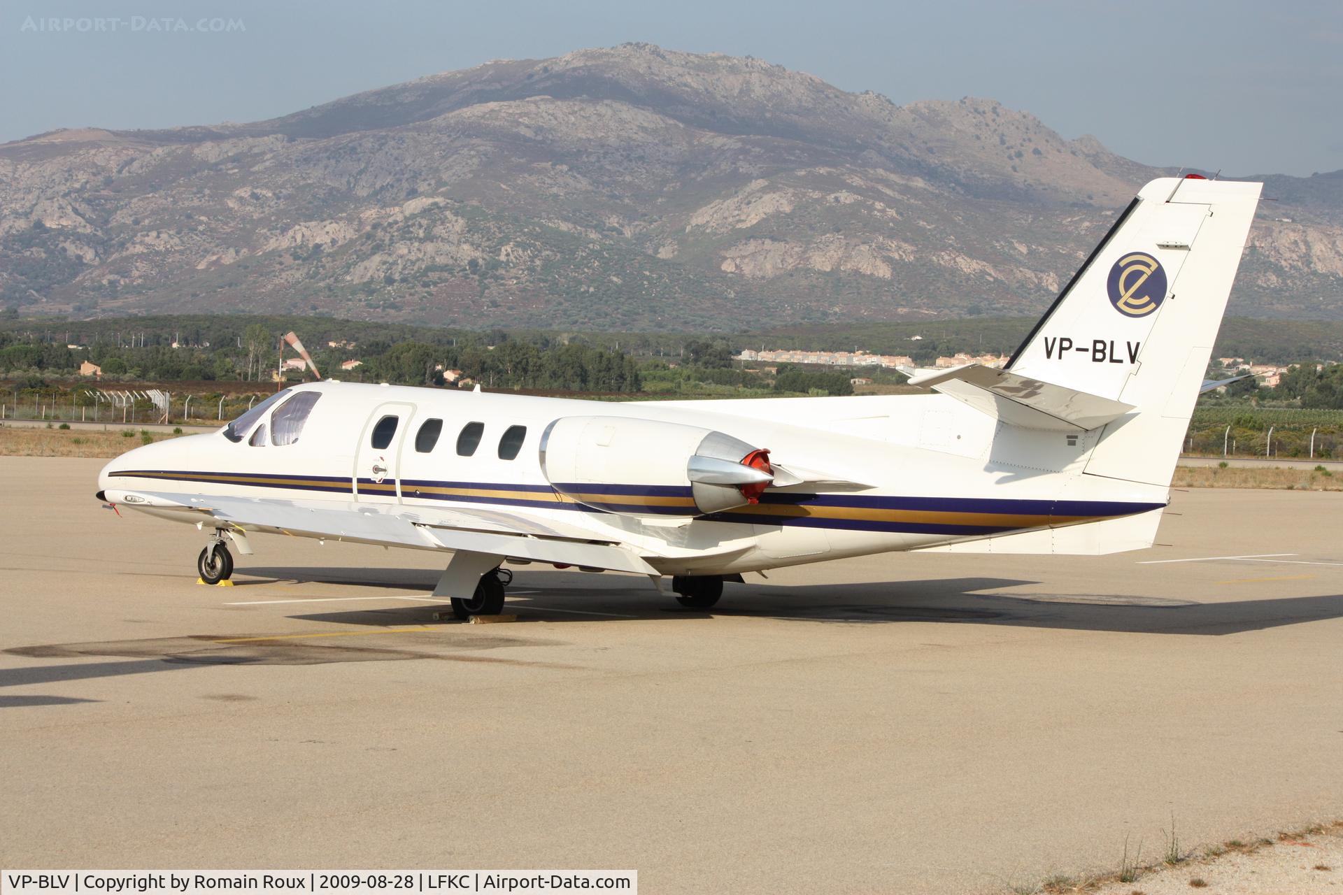 VP-BLV, 1976 Cessna 500 Citation 1 C/N 500-0344, Parked