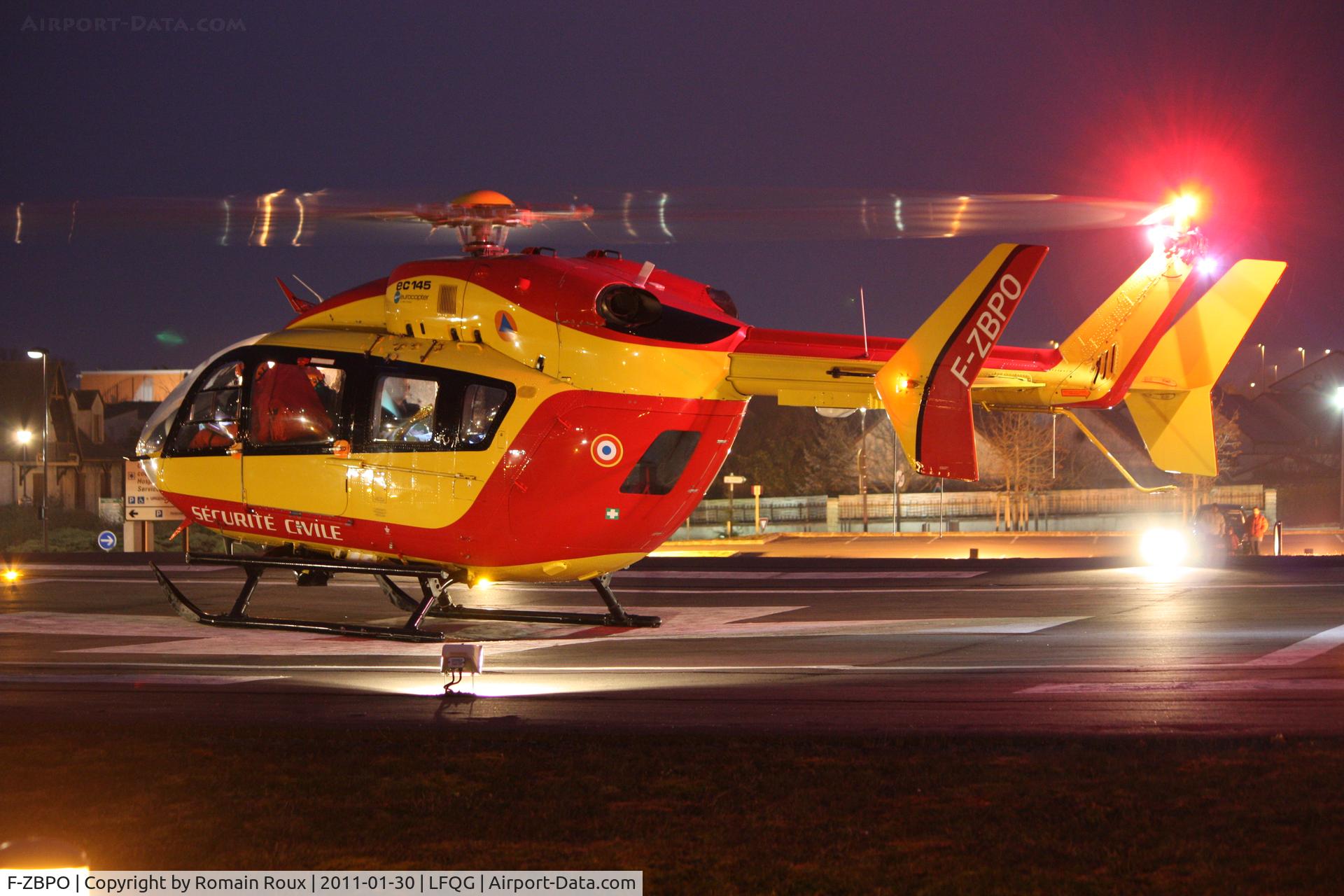 F-ZBPO, Eurocopter-Kawasaki EC-145 (BK-117C-2) C/N 9024, Parked