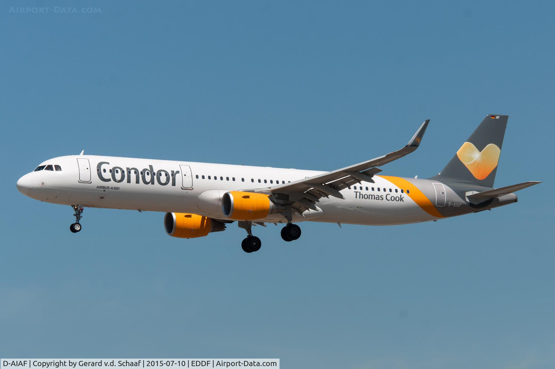 D-AIAF, 2015 Airbus A321-211 C/N 6459, Frankfurt, July 2015