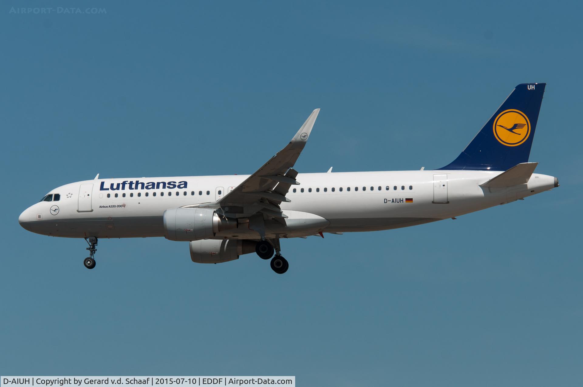 D-AIUH, 2014 Airbus A320-214 C/N 6225, Frankfurt, July 2015