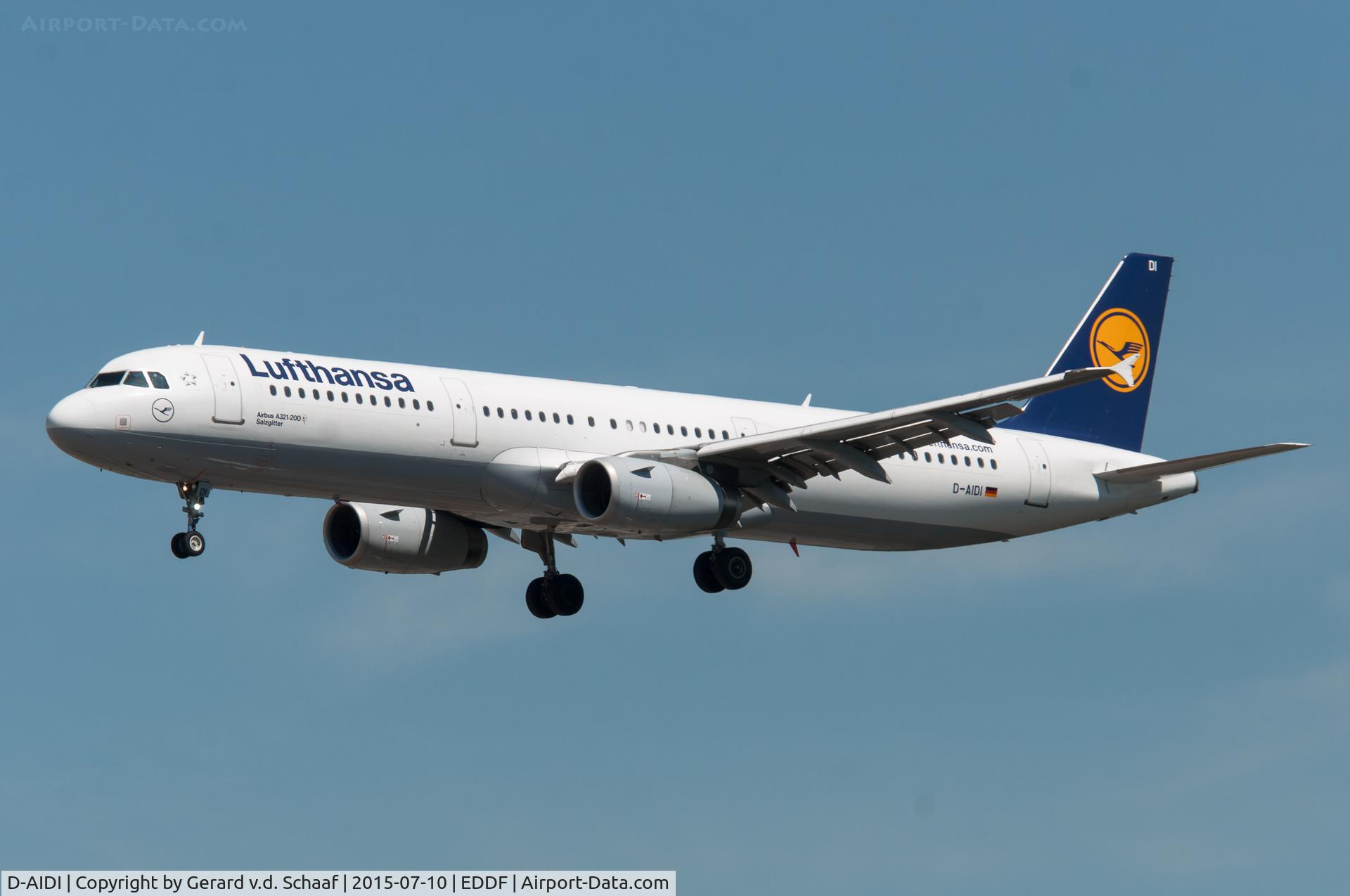 D-AIUH, 2014 Airbus A320-214 C/N 6225, Frankfurt, July 2015