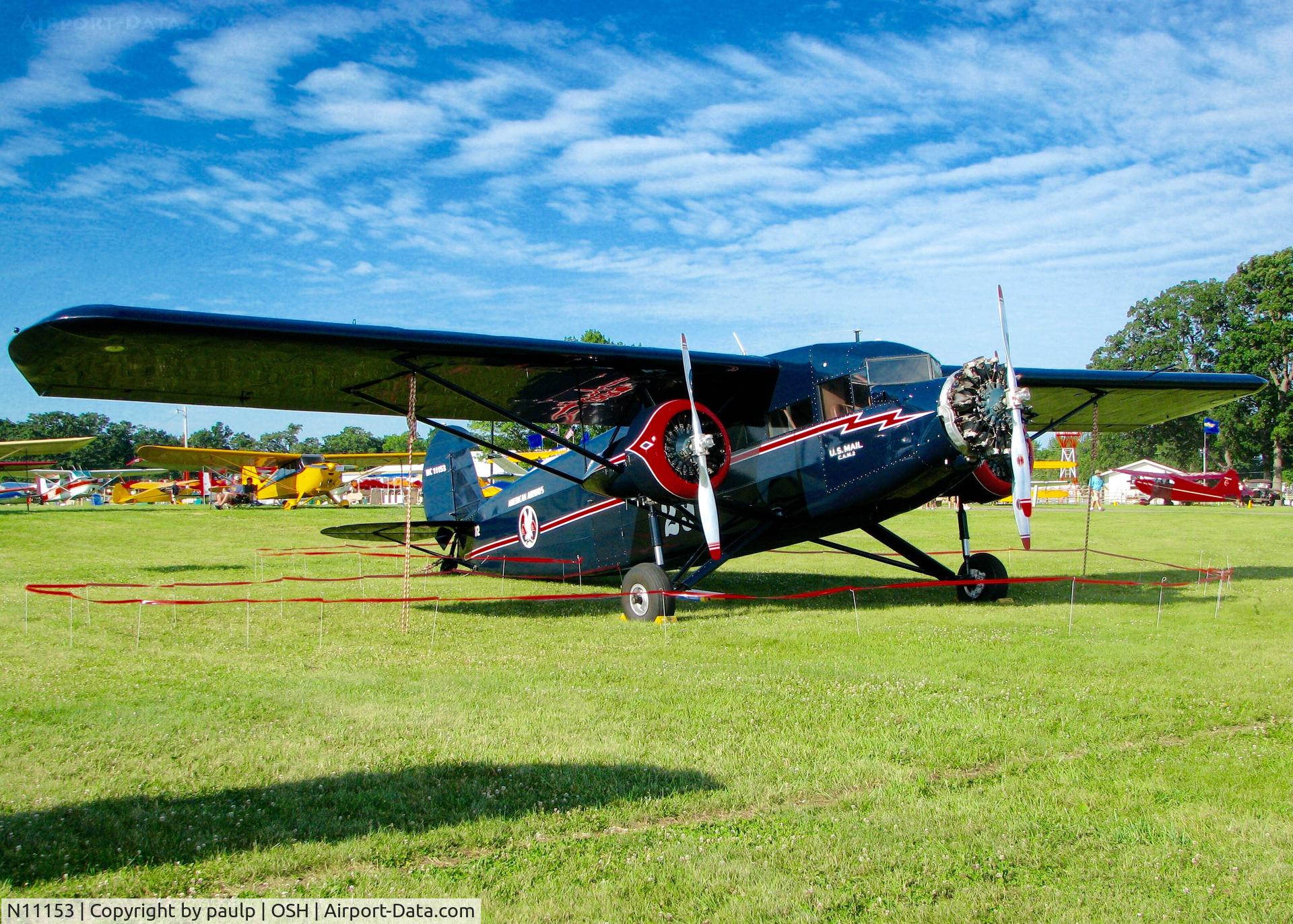 N11153, 1931 Stinson SM-6000-B C/N 5021, At AirVenture