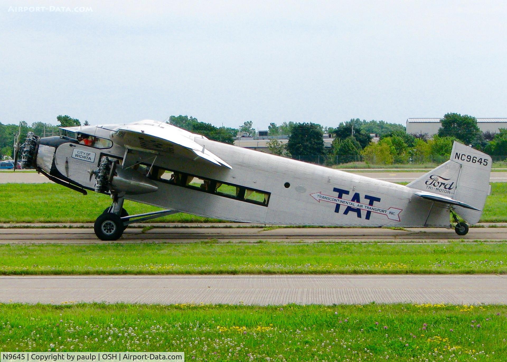 N9645, 1928 Ford 5-AT-B Tri-Motor C/N 8, At AirVenture