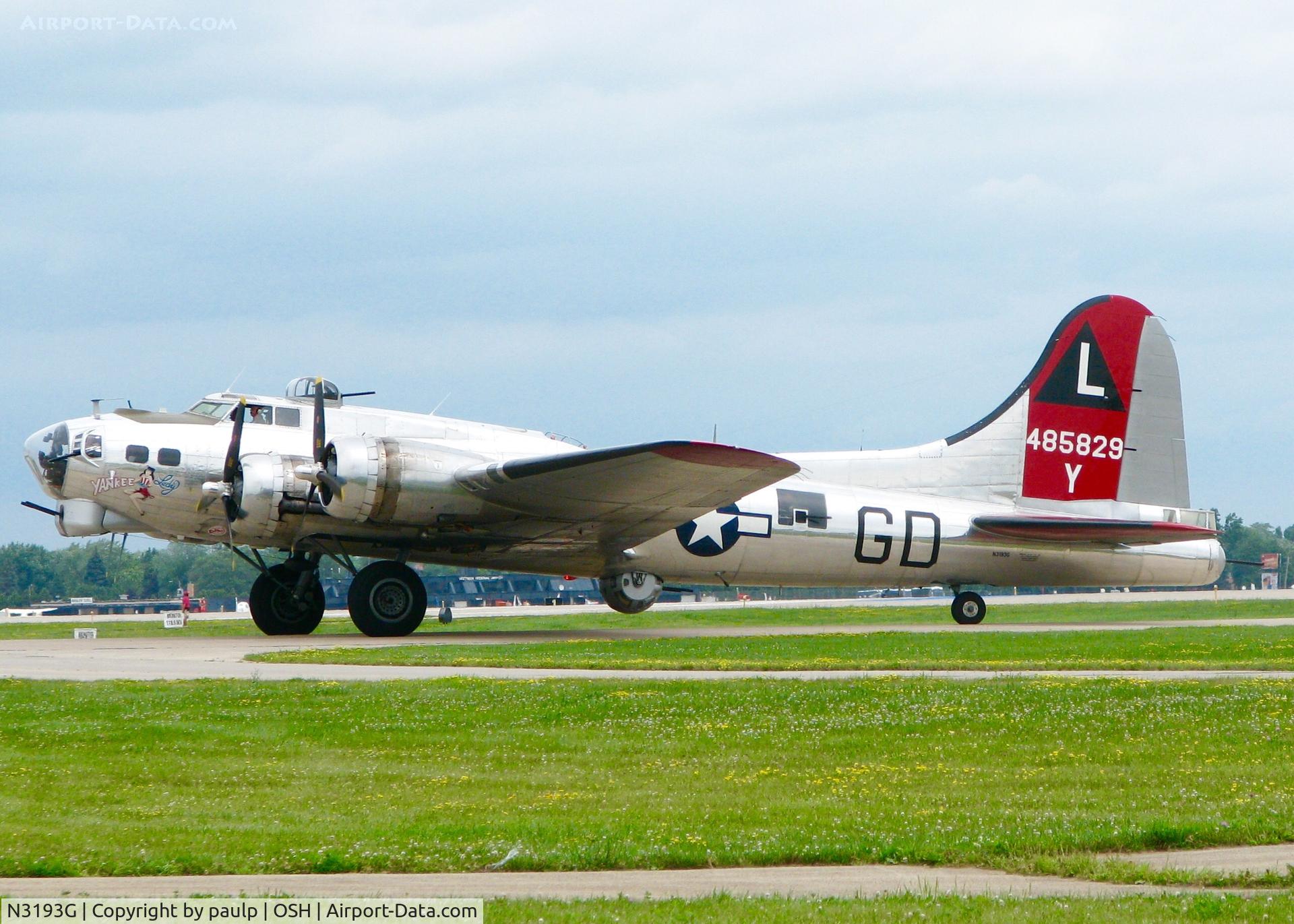 N3193G, 1944 Boeing B-17G Flying Fortress C/N 77255, At AirVenture