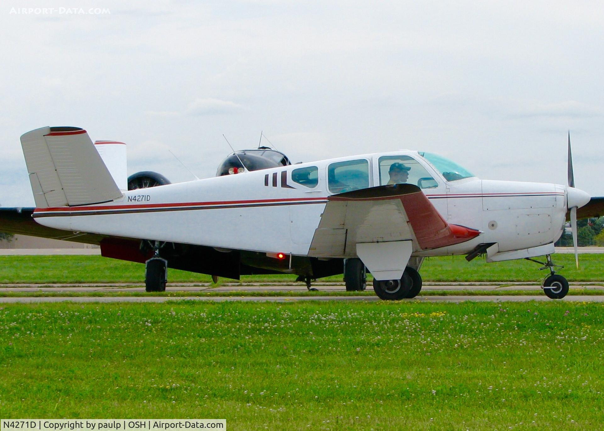 N4271D, 1956 Beech G35 Bonanza C/N D-4496, At AirVenture