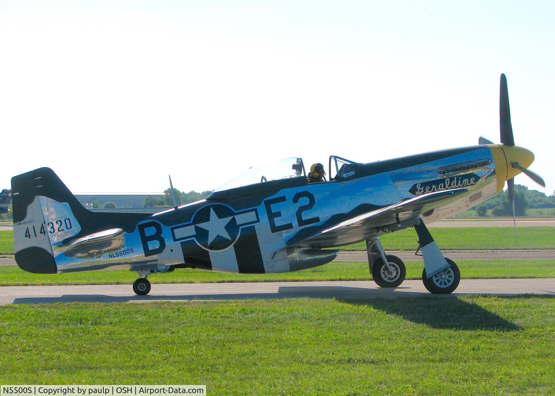 N5500S, 1944 North American F-51D Mustang C/N 44-63655, At AirVenture
