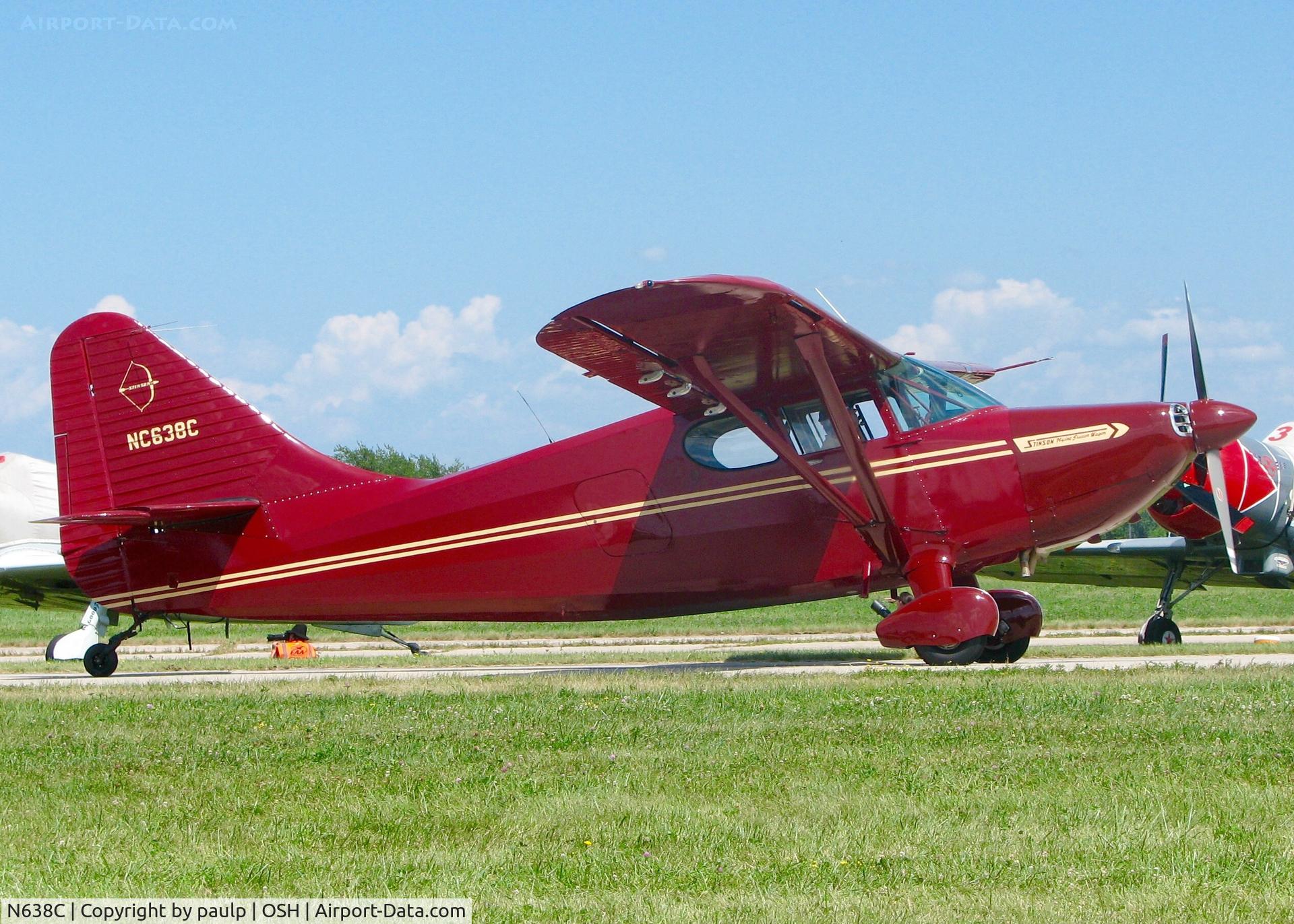N638C, 1947 Stinson 108-3 Voyager C/N 108-3638, At AirVenture