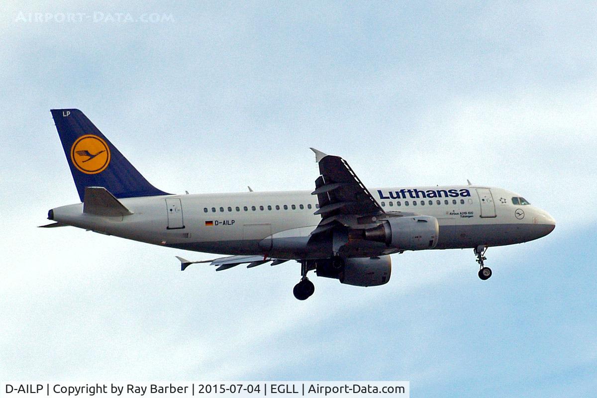 D-AILP, 1997 Airbus A319-114 C/N 717, Airbus A319-114 [0717] (Lufthansa) Home~G 04/07/2015. On approach 27L.