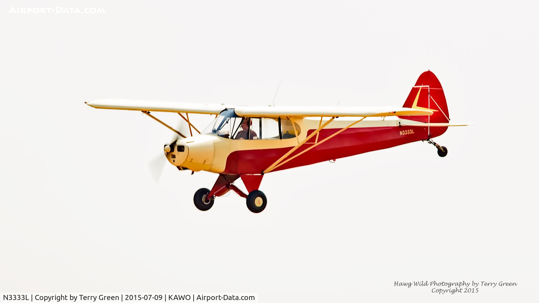 N3333L, 1950 Piper J3L-65 Cub C/N 4609, 2015 Arlington Fly-In