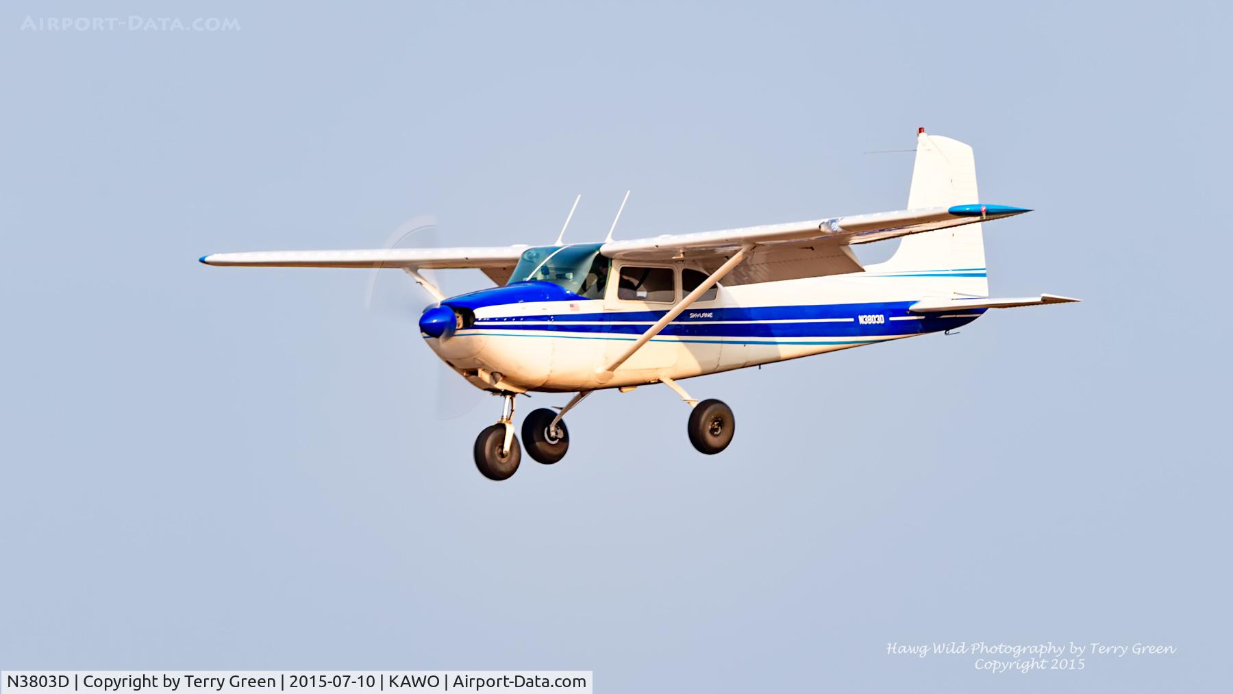N3803D, 1957 Cessna 182A Skylane C/N 34503, 2015 Arlington Fly-In