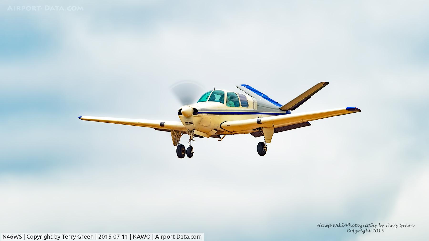 N46WS, 1948 Beech 35 Bonanza C/N D-1253, 2015 Arlington Fly-In