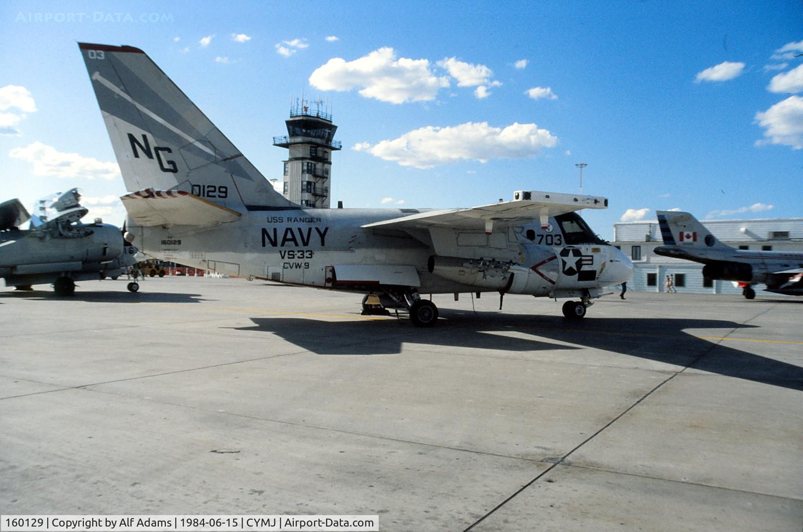 160129, Lockheed S-3B Viking C/N 394A-3111, At the airshow at Canadian Forces Base Moose Jaw, Saskatchewan in June 1984.