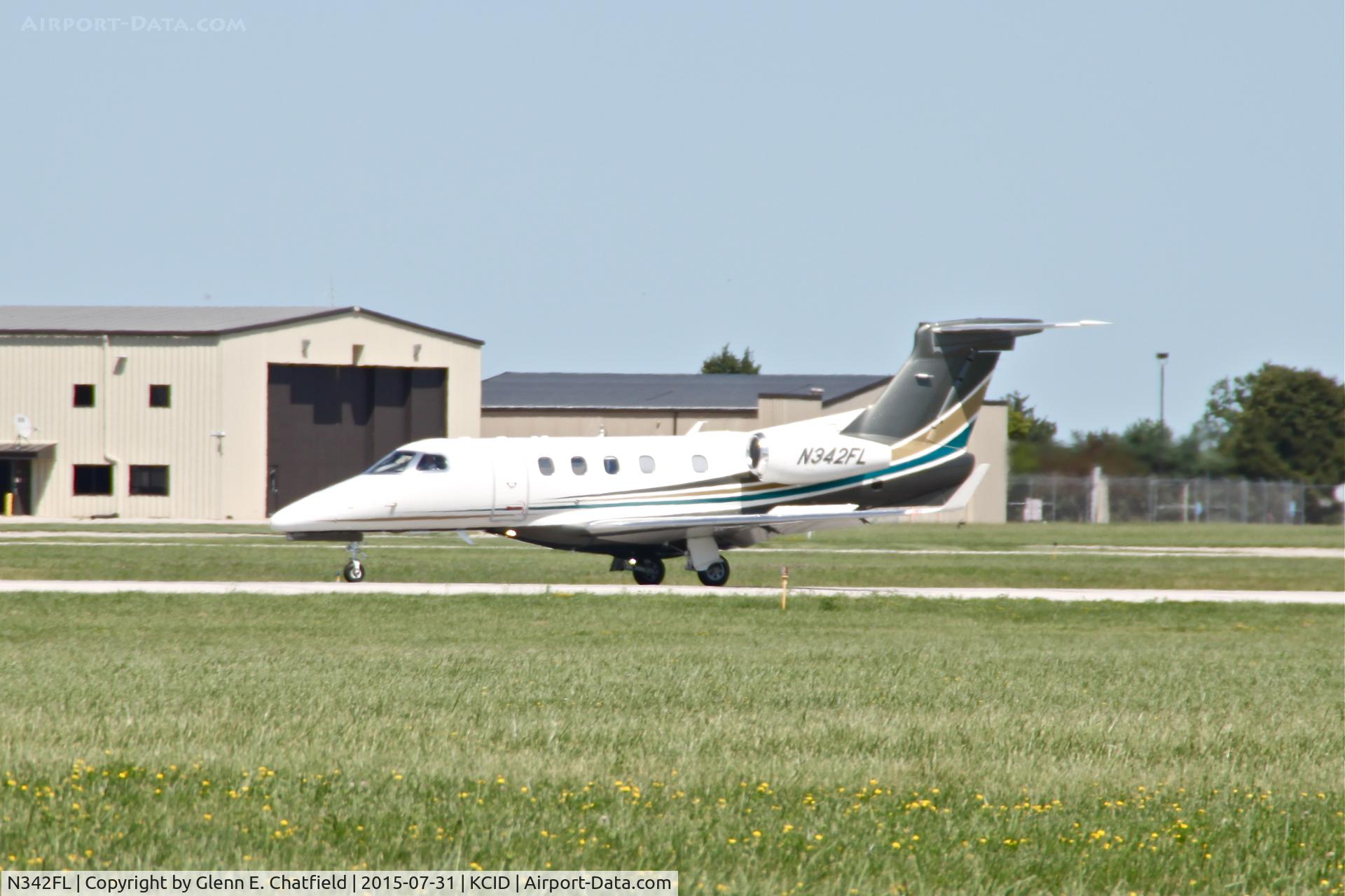 N342FL, 2013 Embraer EMB-505 Phenom 300 C/N 50500155, Arriving runway 31