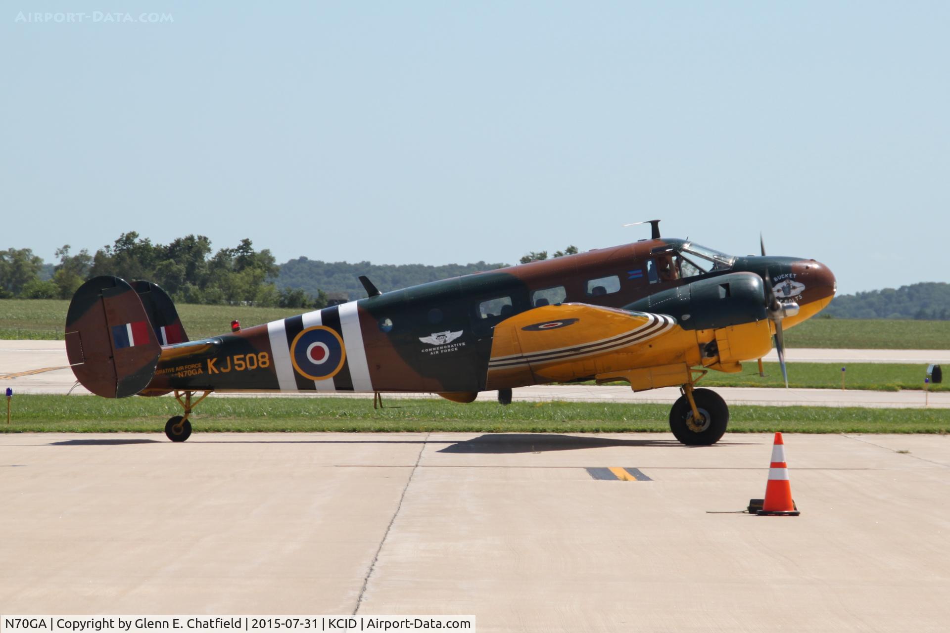 N70GA, 1946 Beech D18S C/N A-177, Giving rides for money