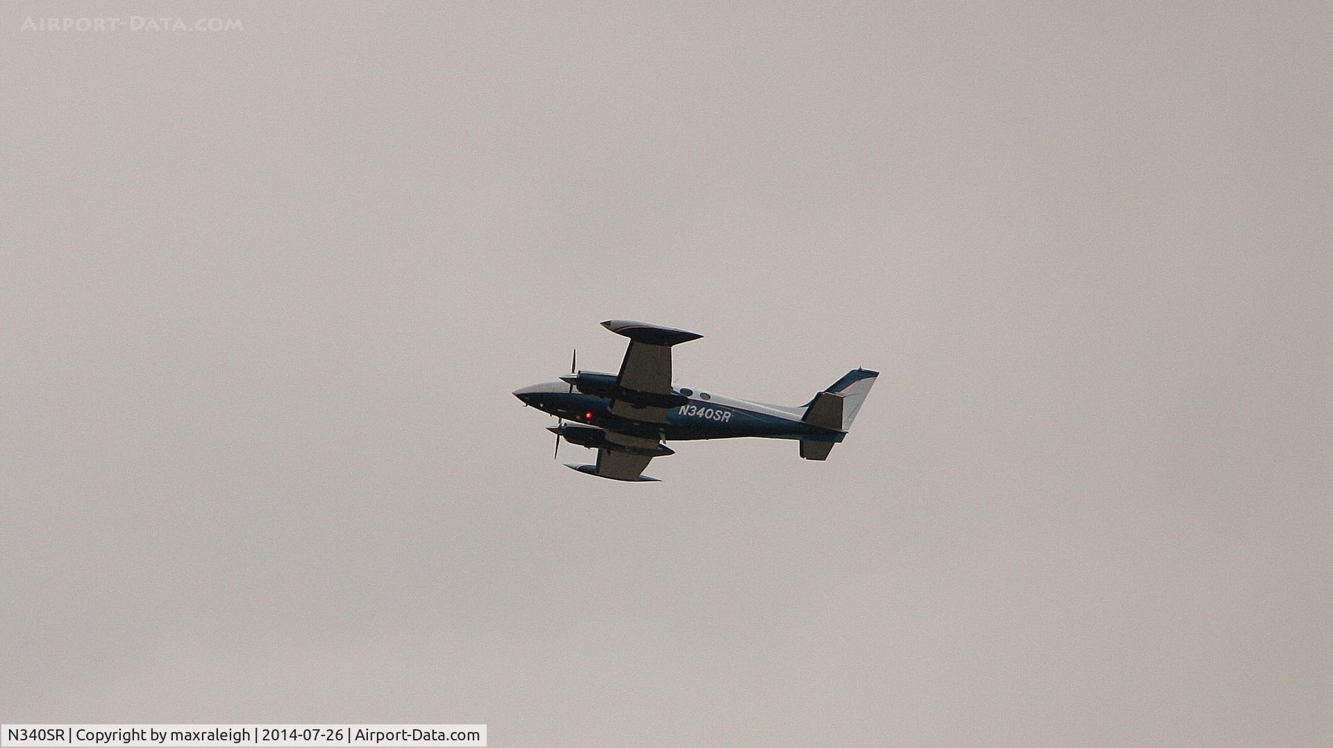 N340SR, Cessna 340A C/N 340A1228, Flying over Superior CO