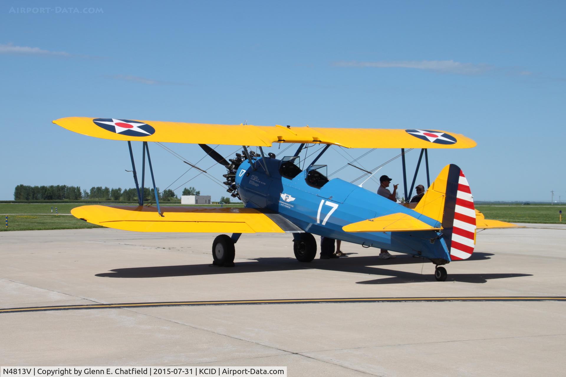 N4813V, 1950 Boeing PT-13D Kaydet (E75) C/N 75-5326, PT-13D 42-17163