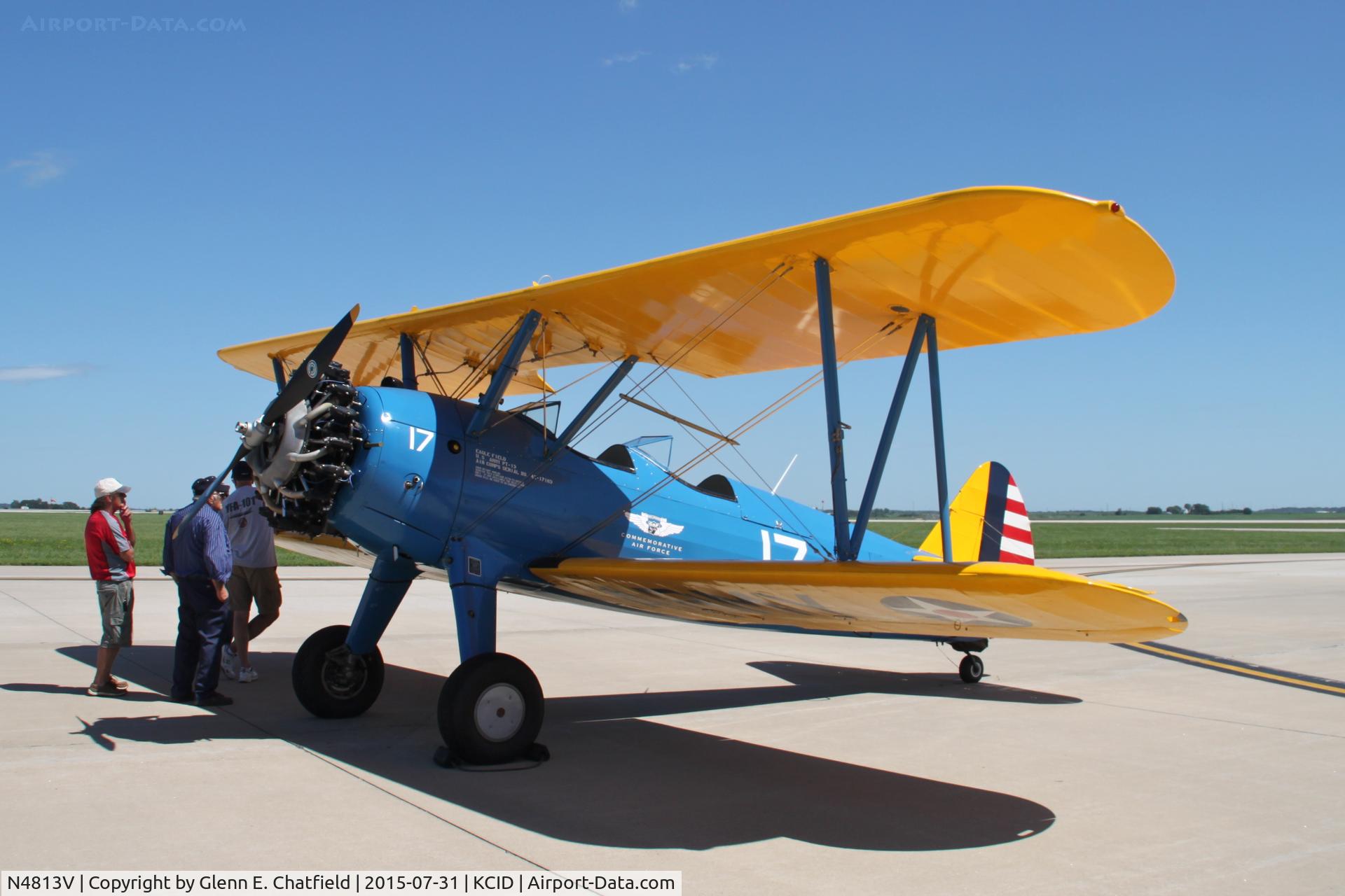 N4813V, 1950 Boeing PT-13D Kaydet (E75) C/N 75-5326, PT-13D 42-17163