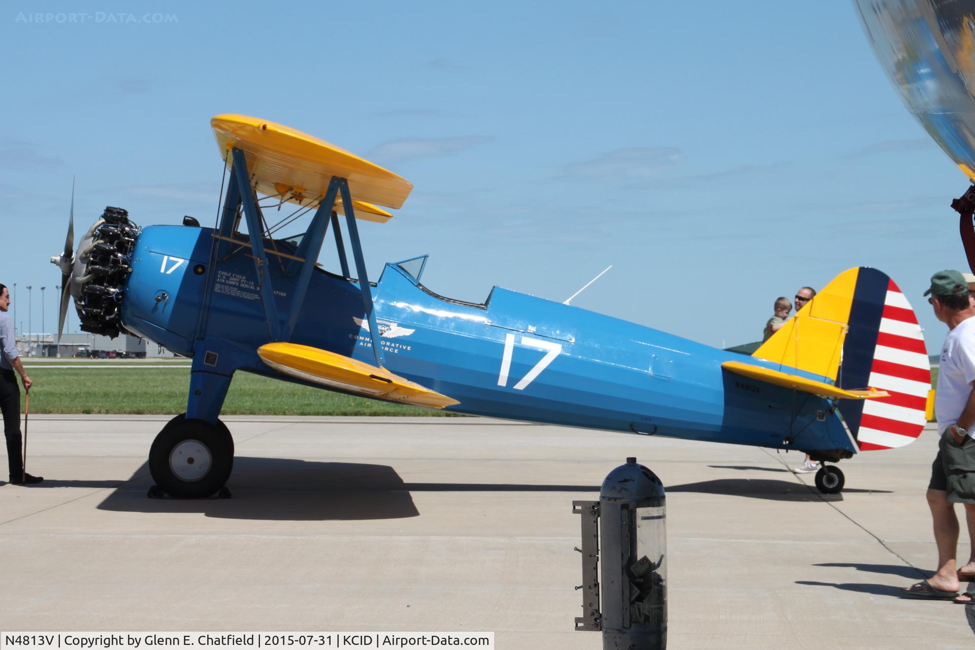 N4813V, 1950 Boeing PT-13D Kaydet (E75) C/N 75-5326, PT-13D 42-17163