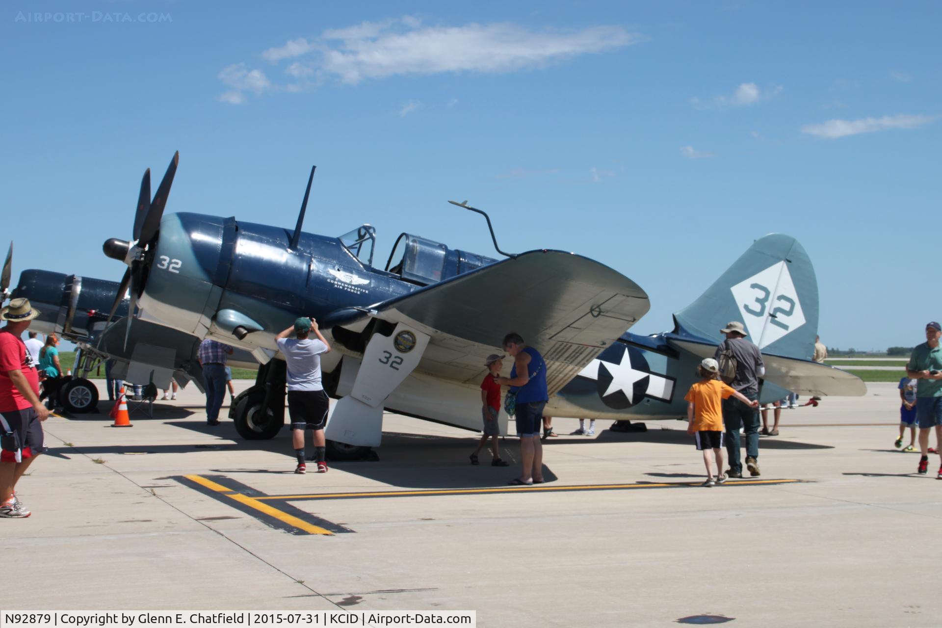 N92879, 1944 Curtiss SB2C-5 Helldiver C/N 83725, Parked for display