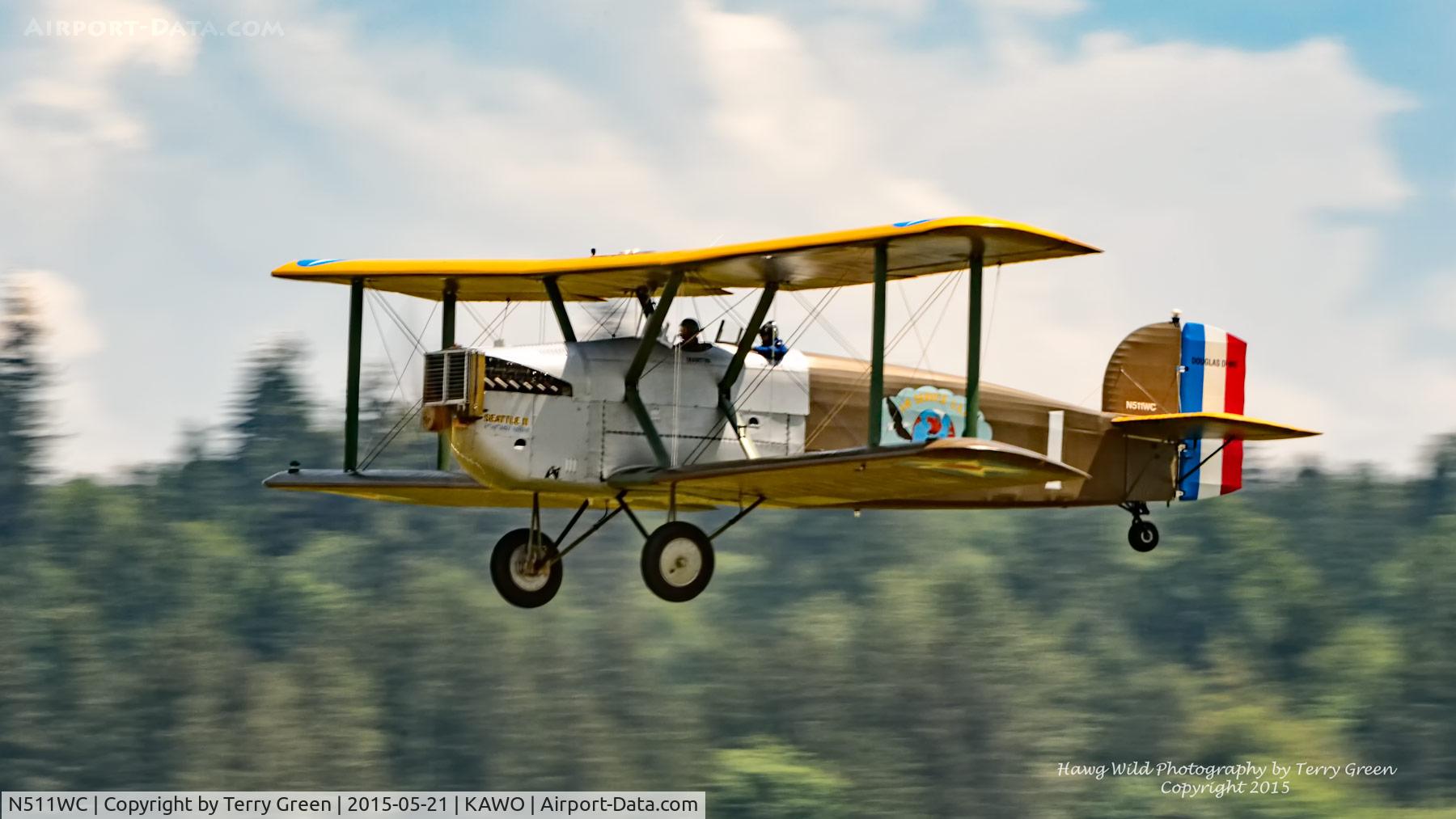 N511WC, Douglas DWC World Cruiser Replica C/N 1, Carter Teeters pilot with Bob Demster in the backseat.