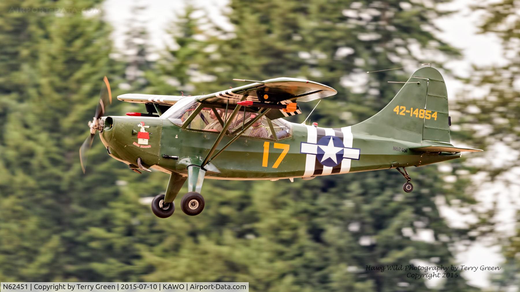 N62451, 1942 Stinson L-5 Sentinel C/N 42-14854, 2015 Arlington Fly-In