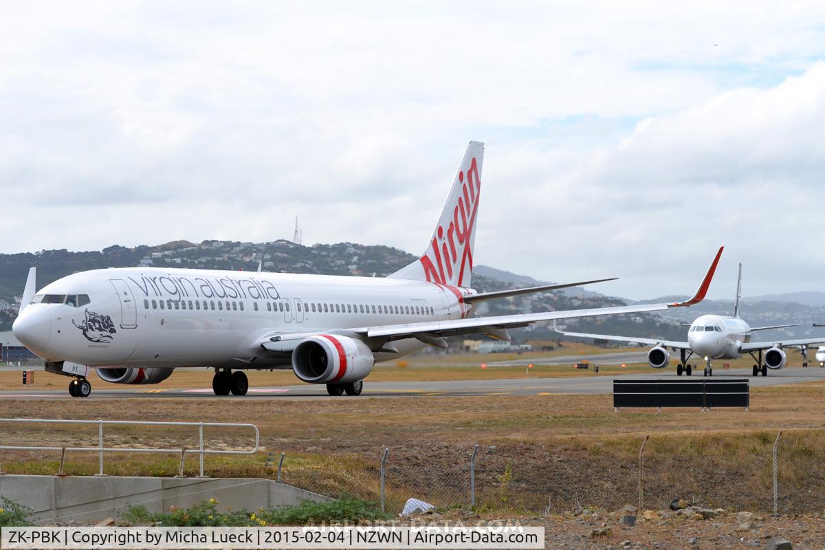 ZK-PBK, 2008 Boeing 737-8FE C/N 36604, First in queue
