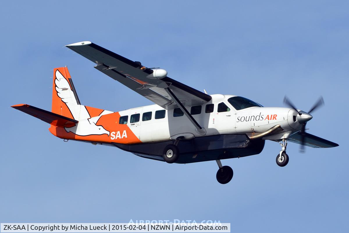 ZK-SAA, Cessna 208B Grand Caravan C/N 208B0862, At Wellington