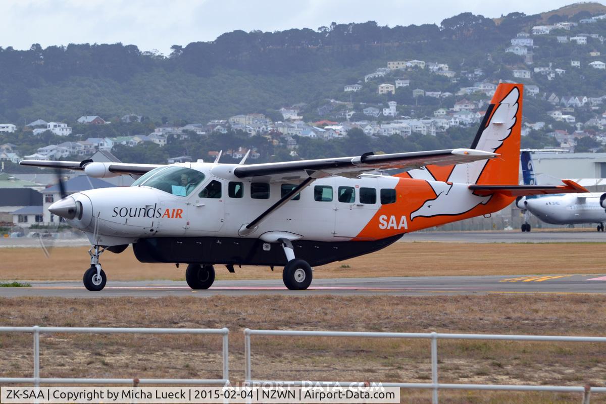 ZK-SAA, Cessna 208B Grand Caravan C/N 208B0862, At Wellington