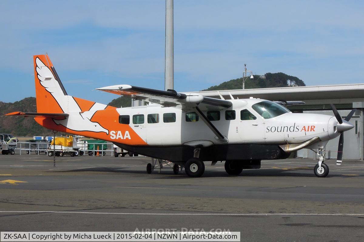 ZK-SAA, Cessna 208B Grand Caravan C/N 208B0862, At Wellington