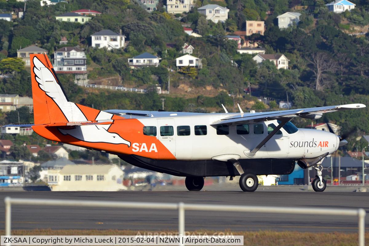 ZK-SAA, Cessna 208B Grand Caravan C/N 208B0862, At Wellington