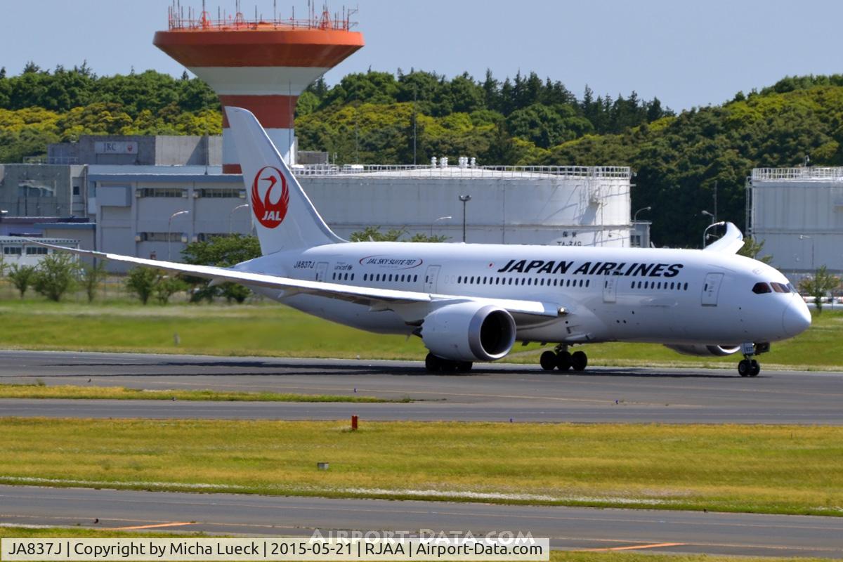JA837J, 2014 Boeing 787-8 Dreamliner Dreamliner C/N 34860, At Narita