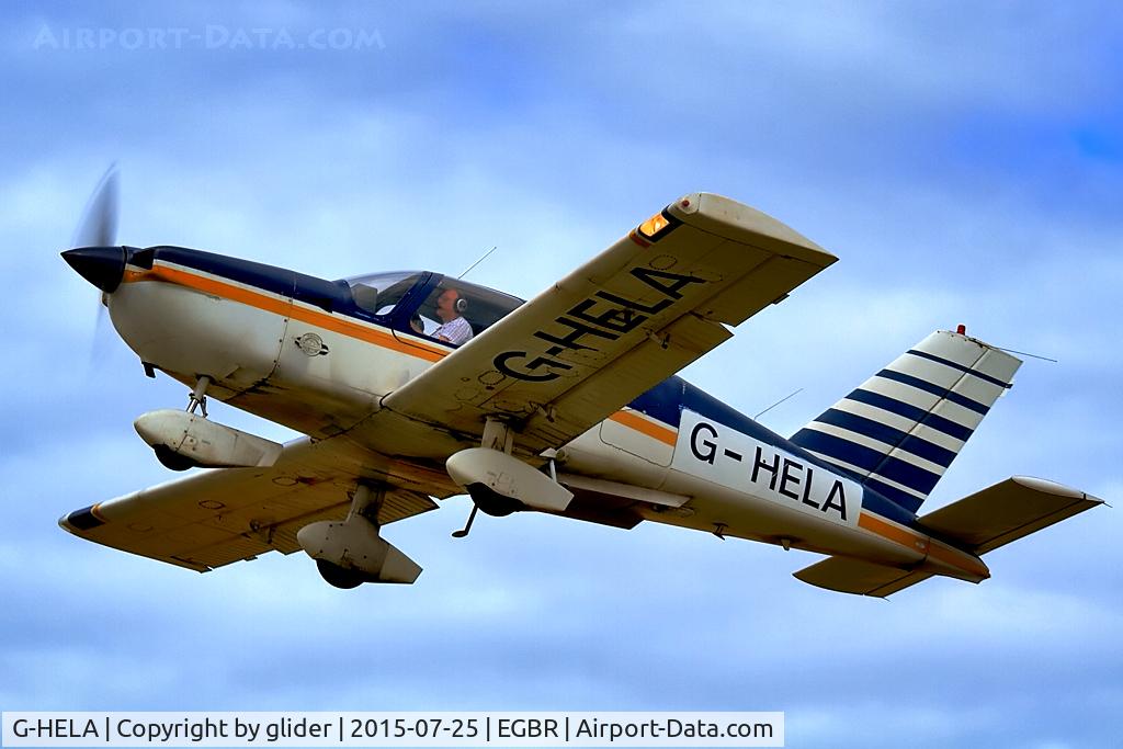 G-HELA, 1980 Socata TB-10 Tobago C/N 135, Off into the gloom!