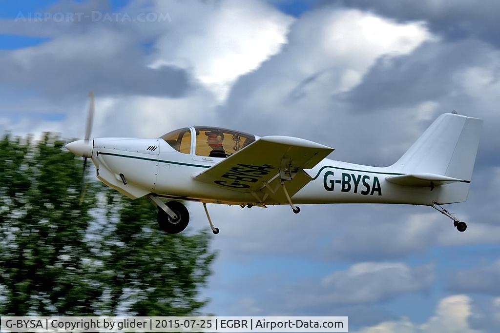 G-BYSA, 2000 Europa XS Monowheel C/N PFA 247-13199, Departure to the west