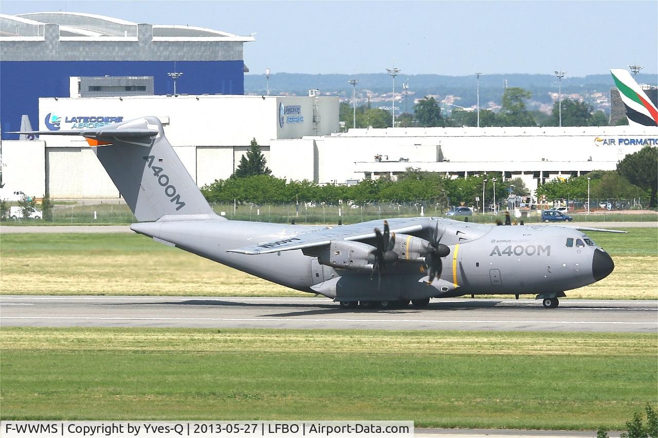 F-WWMS, 2010 Airbus A400M Atlas C/N 003, Airbus Military A-400M Atlas, Take off Rwy 14R, Toulouse Blagnac Airport (LFBO-TLS)