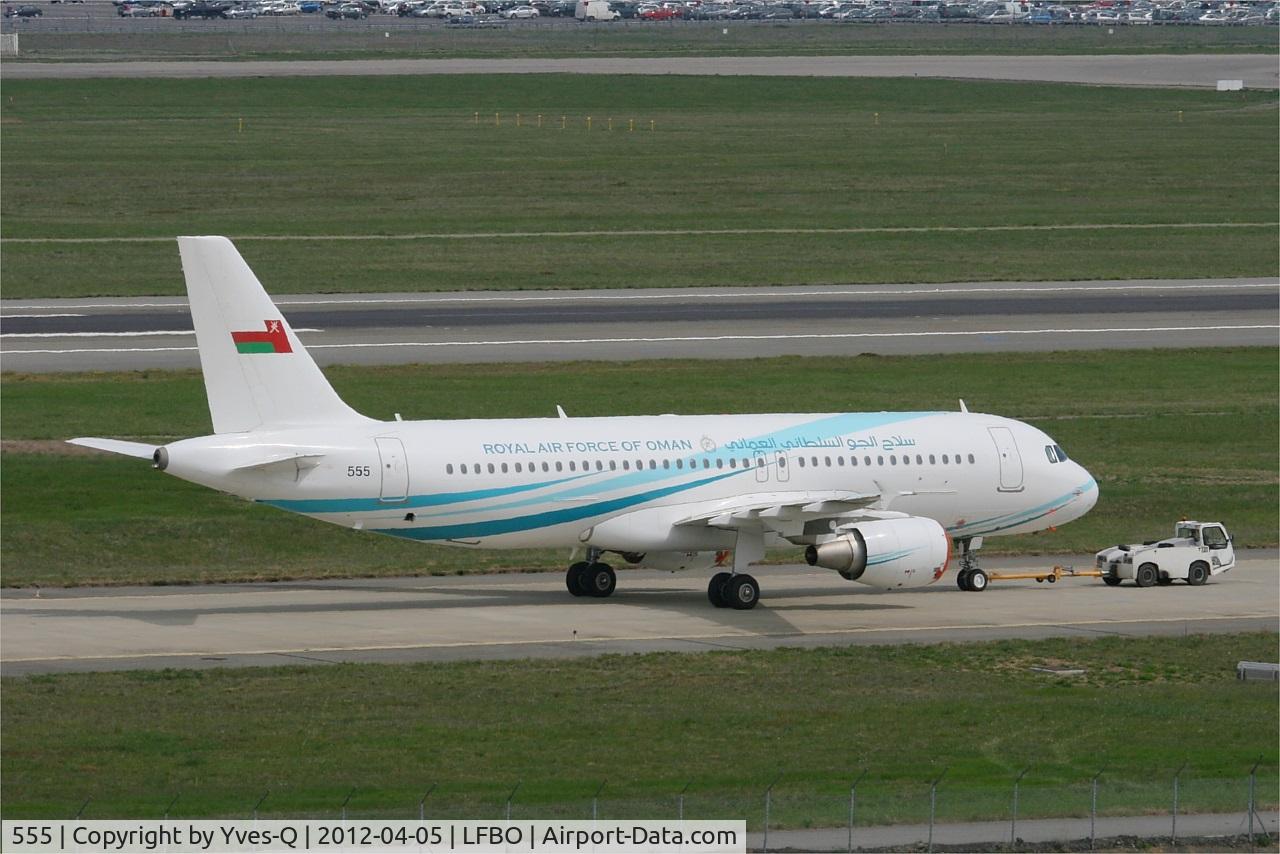 555, 2009 Airbus ACJ320 (A320-214/CJ) C/N 4117, Royal Air Force of Oman Airbus A320-214(CJ), Toulouse-Blagnac (LFBO-TLS)
