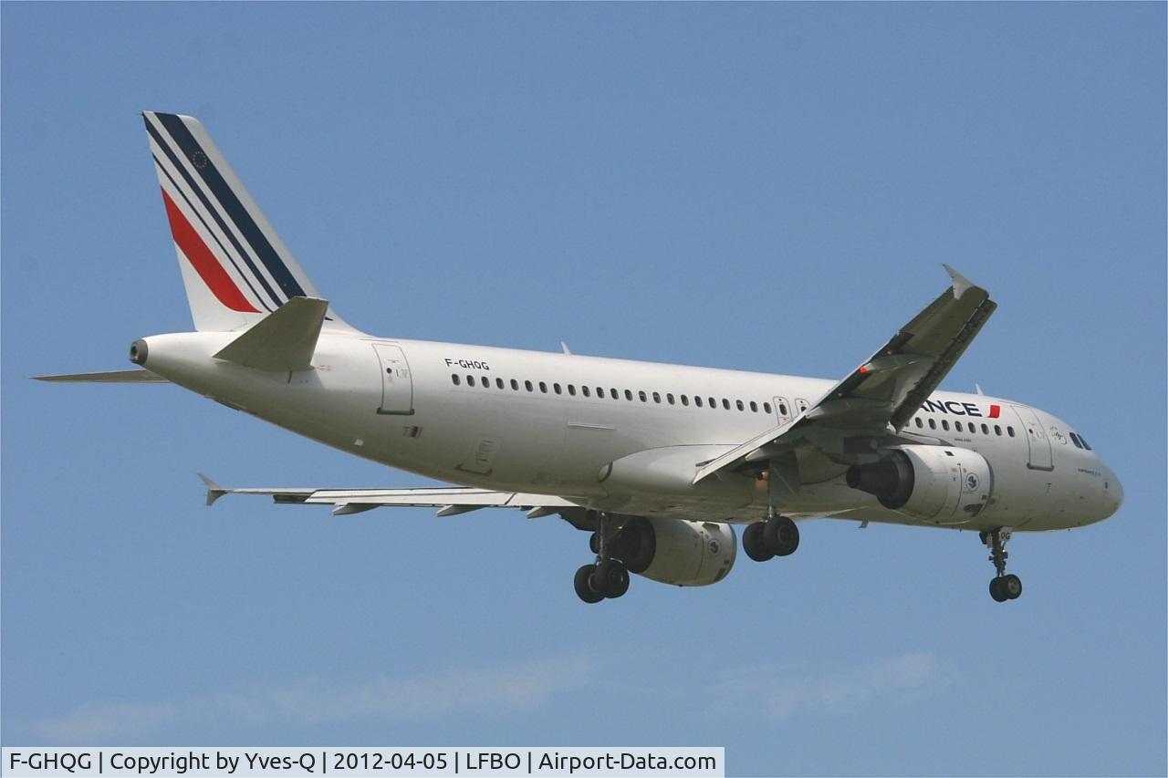 F-GHQG, 1991 Airbus A320-211 C/N 0155, Airbus A320-211, on final rwy 32L, Toulouse Blagnac Airport (LFBO-TLS)