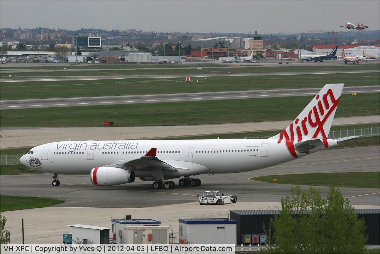 VH-XFC, 2012 Airbus A330-243 C/N 1293, Airbus A330, Taxiing to holding point, Toulouse Blagnac Airport (LFBO-TLS)