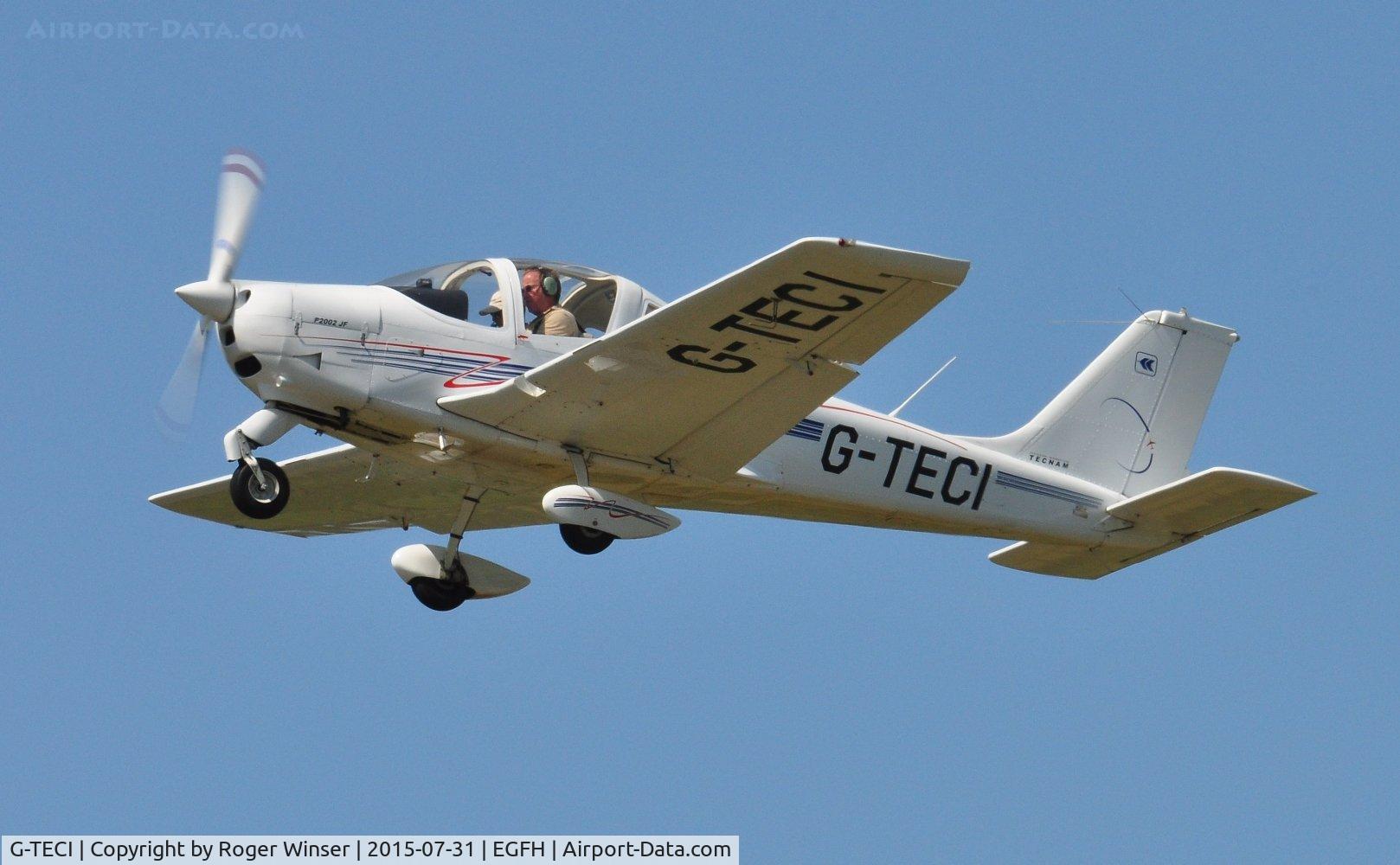 G-TECI, 2010 Tecnam P-2002JF Sierra C/N 127, Visiting Tecnam Sierra departing Runway 22.