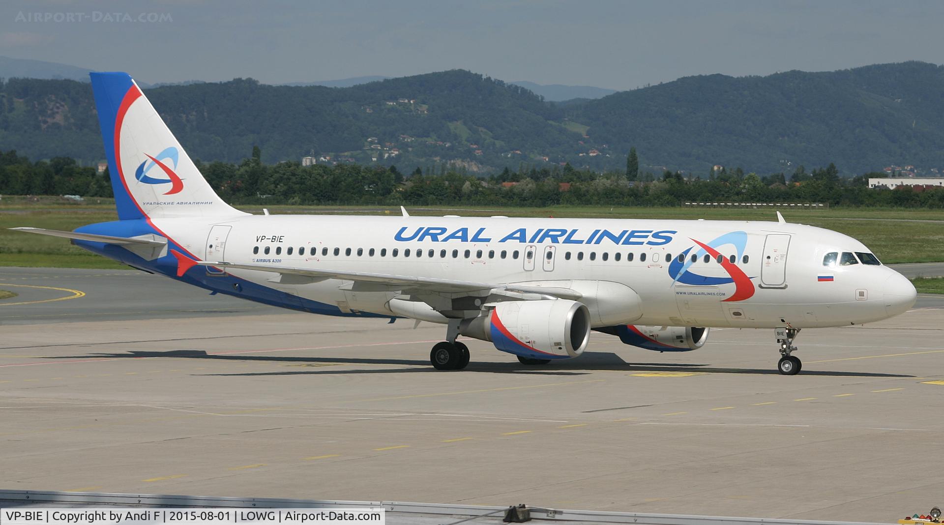 VP-BIE, 2007 Airbus A320-214 C/N 3099, Ural Airlines Airbus A320-200