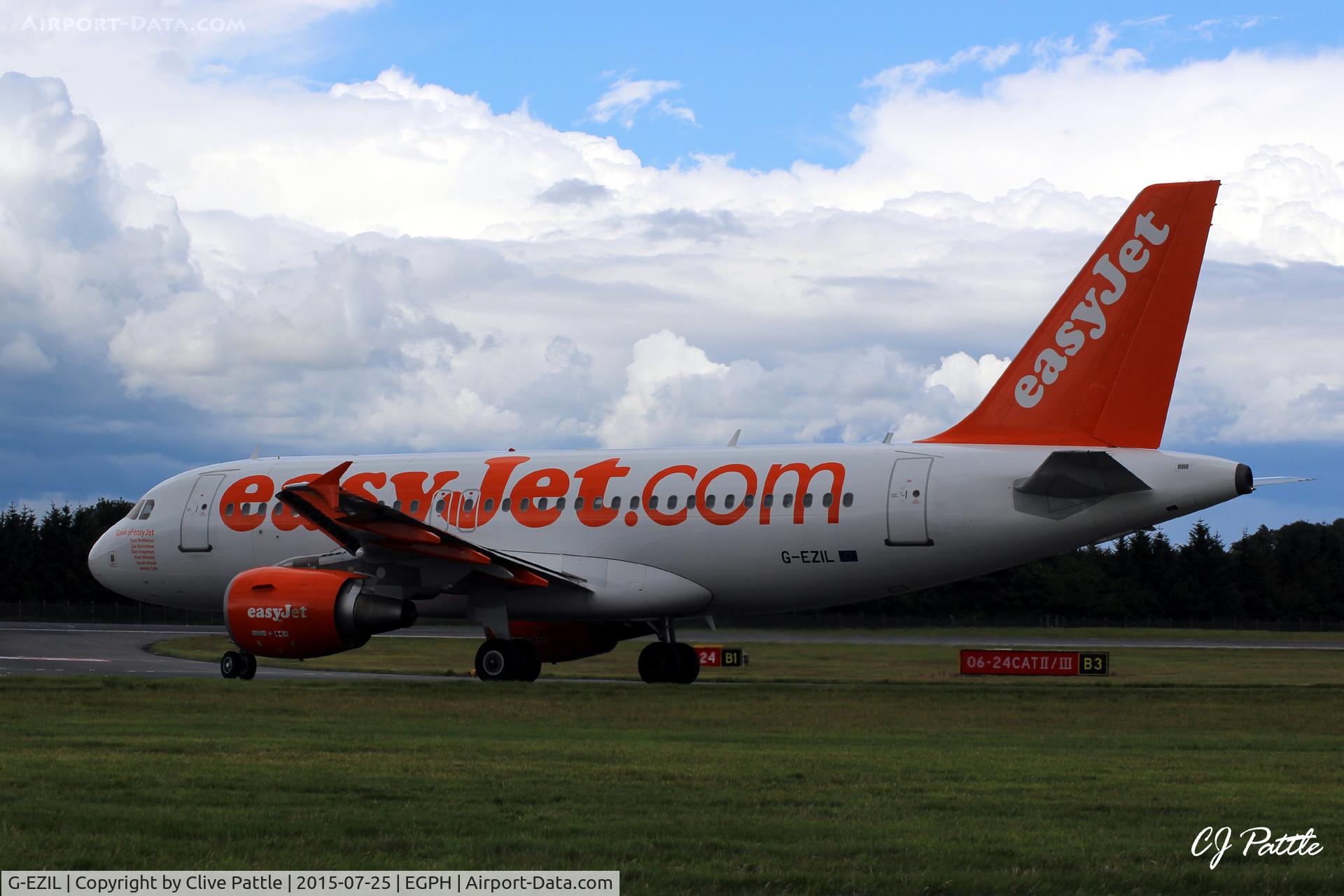 G-EZIL, 2005 Airbus A319-111 C/N 2492, Edinburgh EGPH